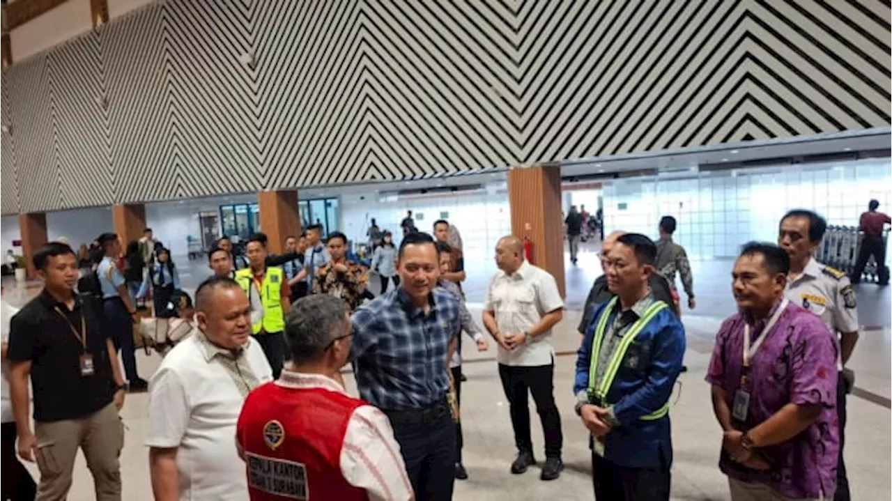 Tinjau Bandara Juanda Jelang Nataru, AHY Soroti soal Antisipasi Delay