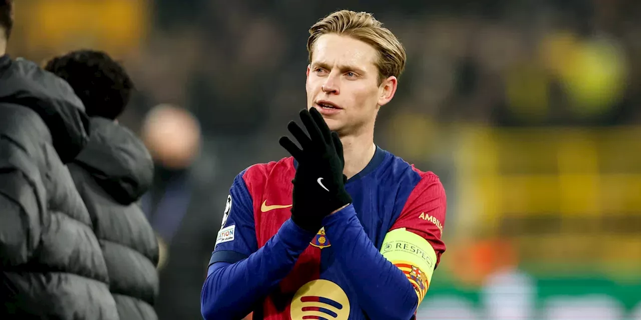 Frenkie de Jong prijst en adviseert Yamal: 'Hoop dat hij dat blijft doen'