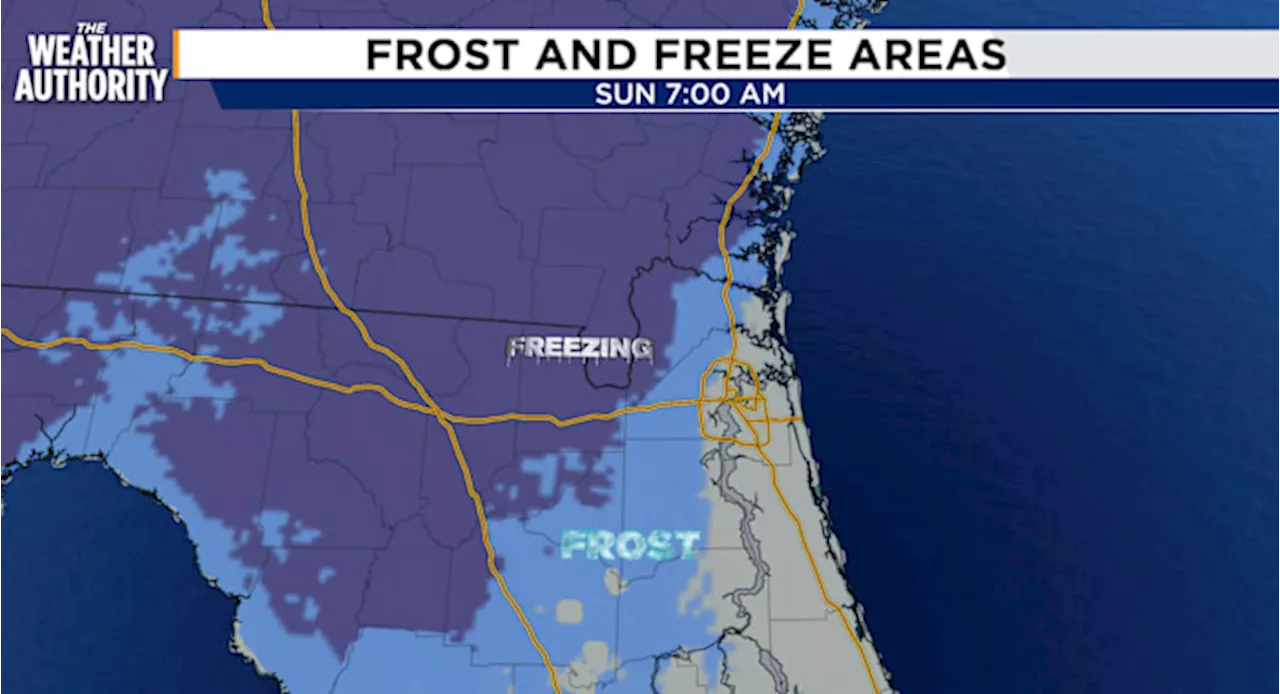 Prime conditions for a frosty and freezing night, Sunday morning