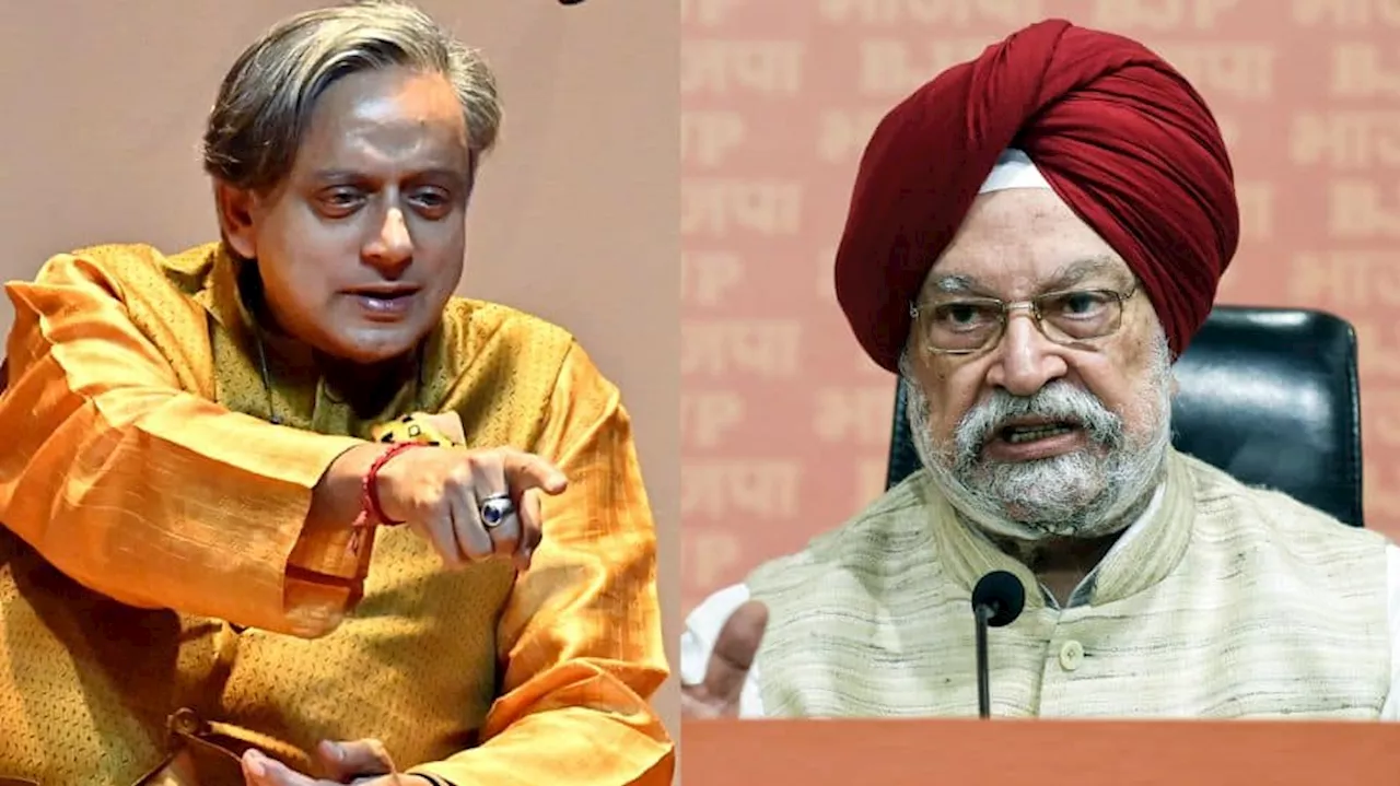 Hardeep Puri And Shashi Tharoor Clash Over 2009 Dinner With George Soros