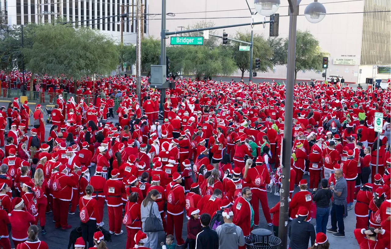 Noël à Vegas : Great Santa Run ou la marée de Père Noël