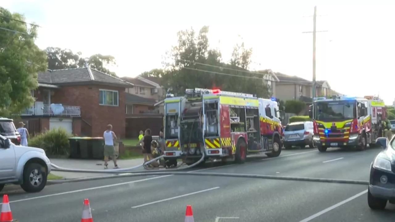 Toddler rescued from burning bedroom in Fairfield Heights in Western Sydney