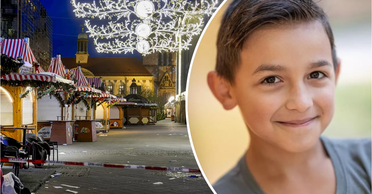 Mum pays tribute to nine-year-old son killed in German Christmas market attack