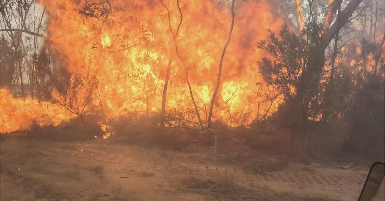 Residents told to leave immediately as bushfire razes through 34,000ha of Grampians National Park north-west o