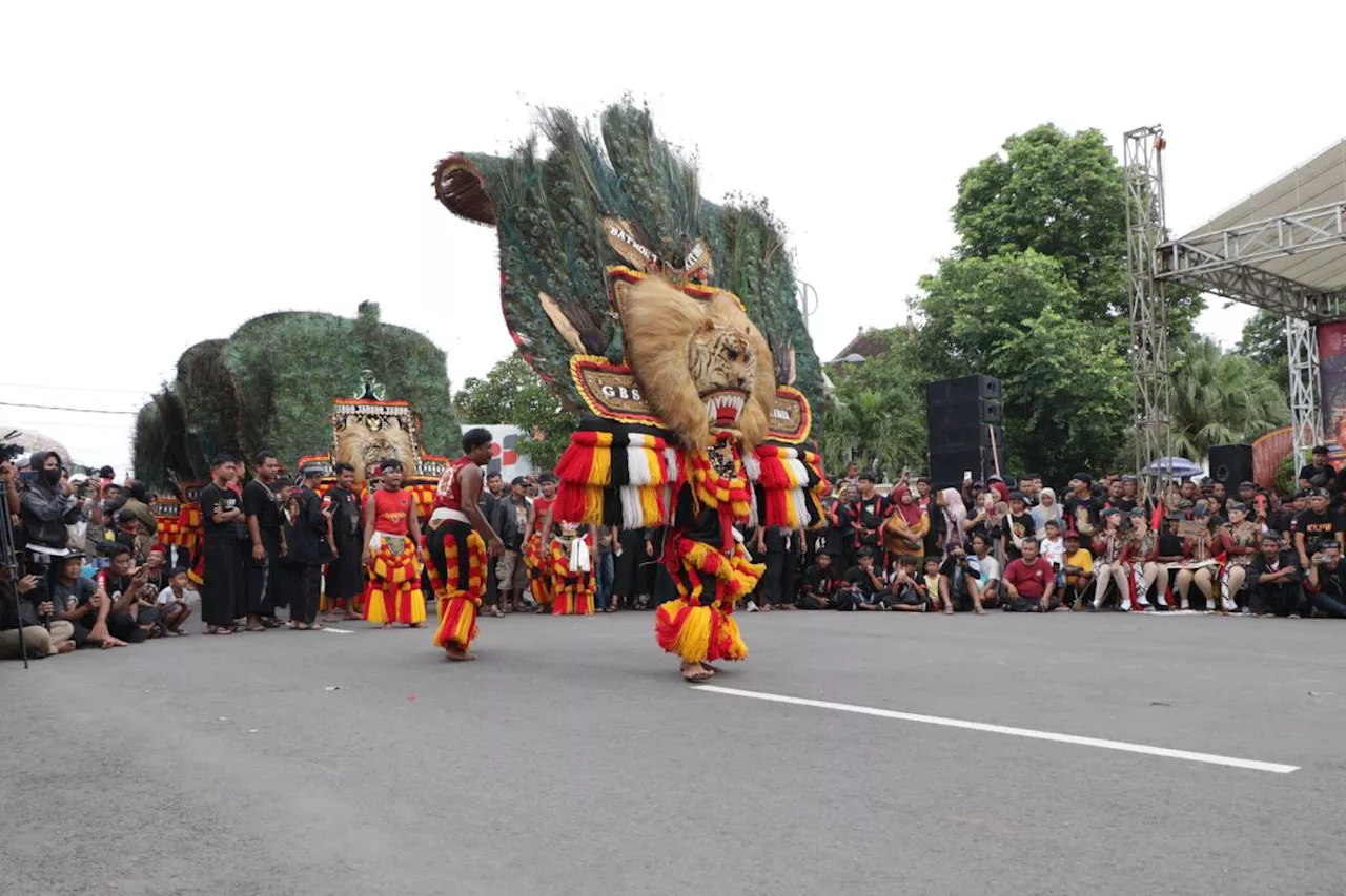 Ponorogo gelar pertunjukan reog serentak rayakan status WBTB UNESCO