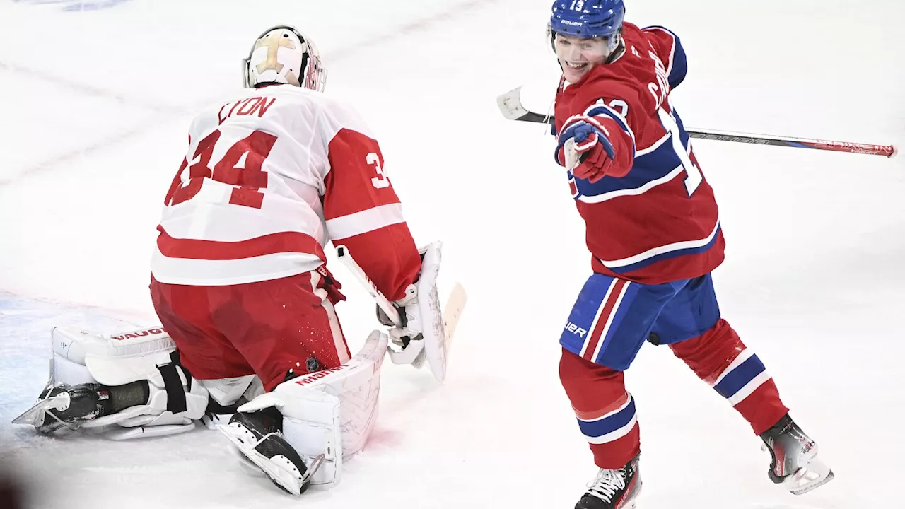 Laine scores again as Canadiens beat Red Wings 5-1 to take two-game series on consecutive nights