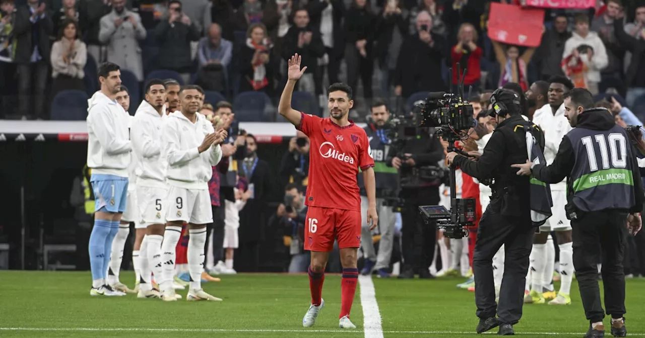 Emotiva despedida a Jesús Navas en el Santiago Bernabéu con Real Madrid a la alza