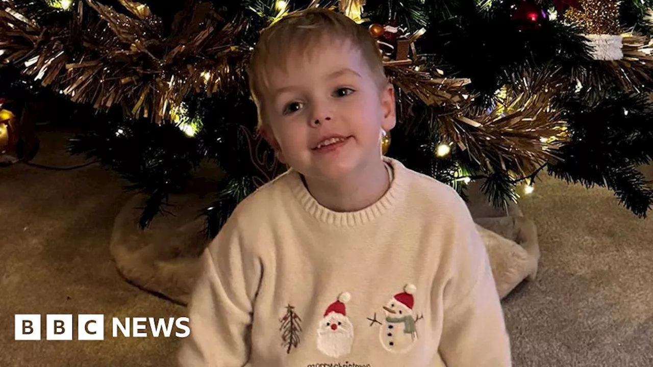 Boy, 4, celebrates first 'proper Christmas' after heart transplant