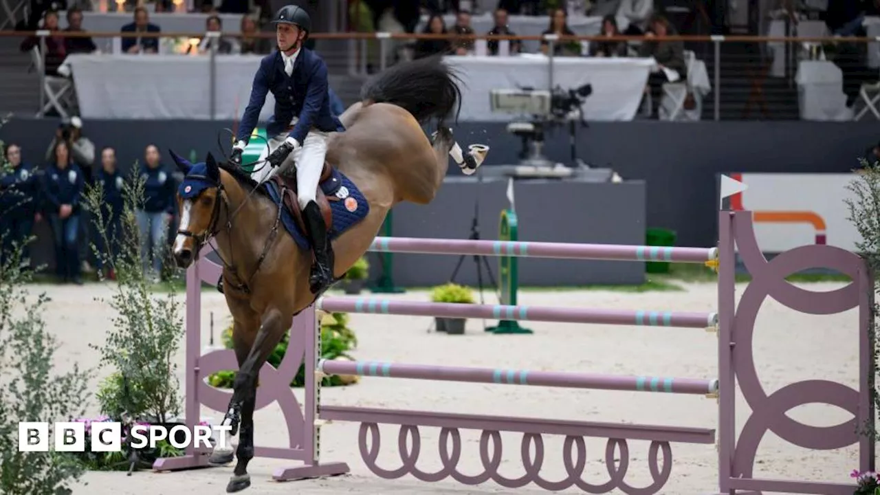 Jumping World Cup: Darragh Kenny beats Ben Maher to be crowned champion in final jump-off