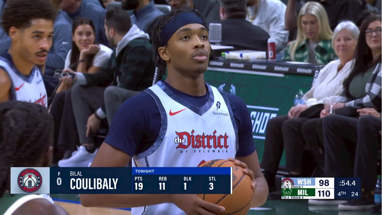 Bilal Coulibaly signe son premier double-double de la saison, Gobert se reprend