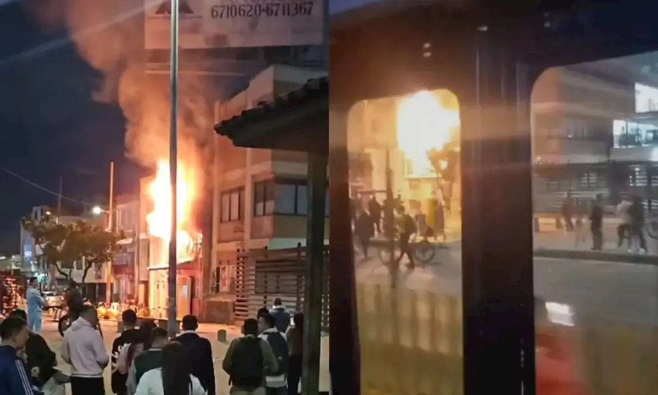 Grave incendio en fábrica de extintores en Bosa, Bogotá: imágenes impresionantes