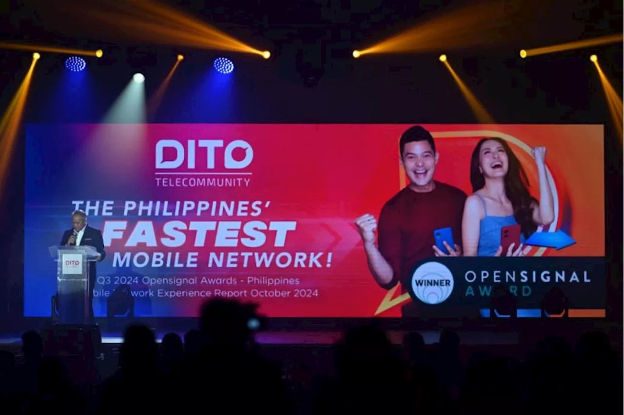 DITO caps off 2024 with PHL's Fastest Mobile Network Award