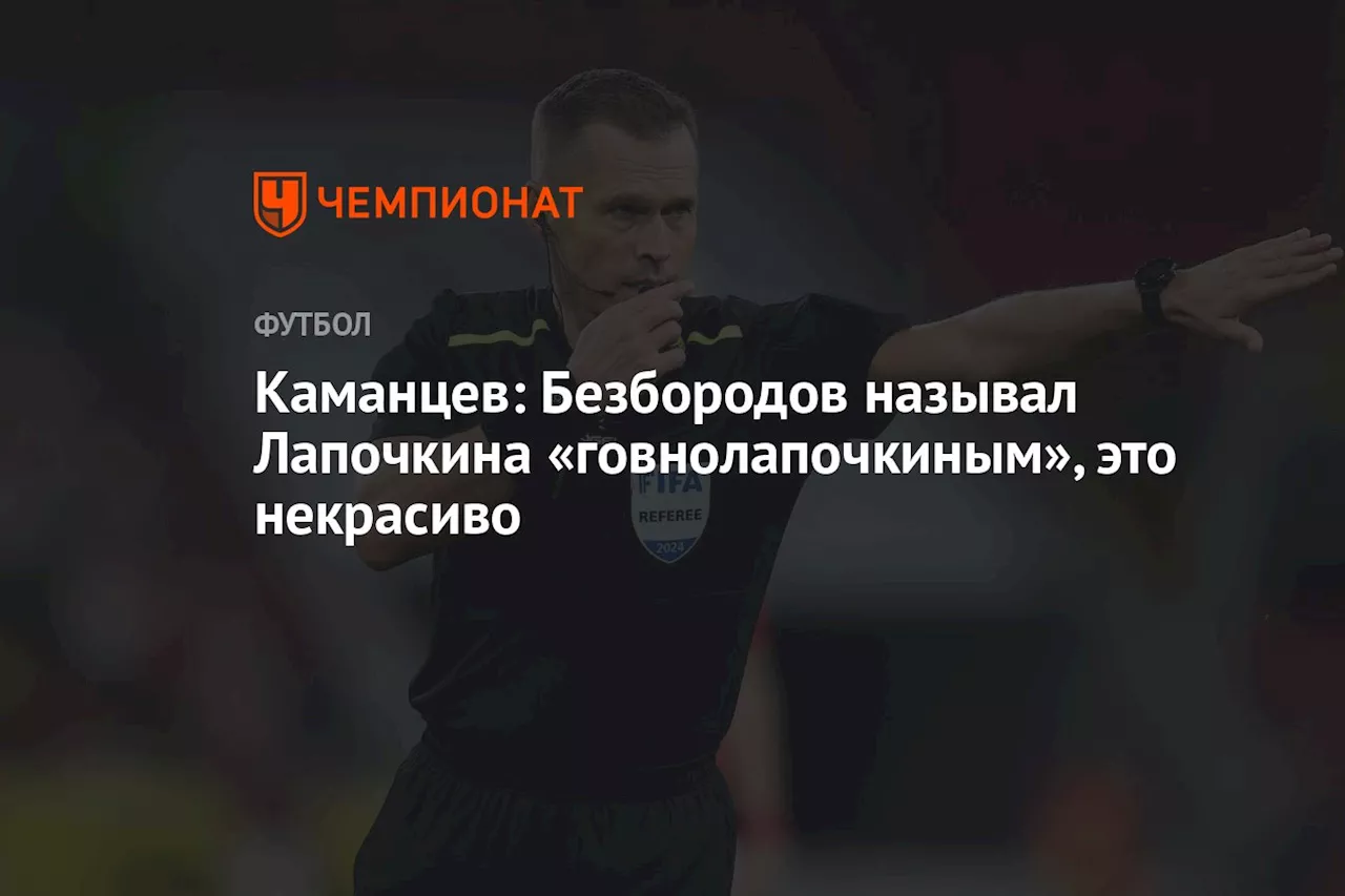 Каманцев: Безбородов называл Лапочкина «говнолапочкиным», это некрасиво