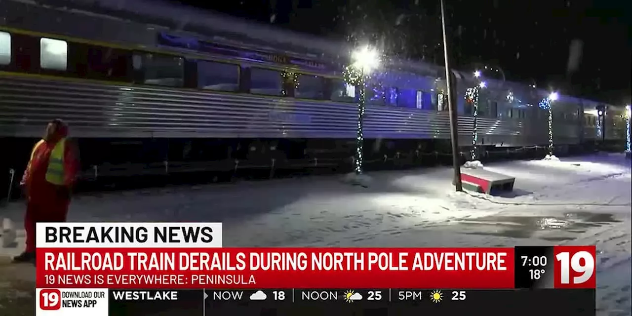 Cuyahoga Valley Scenic Railroad train derails during final North Pole Adventure ride