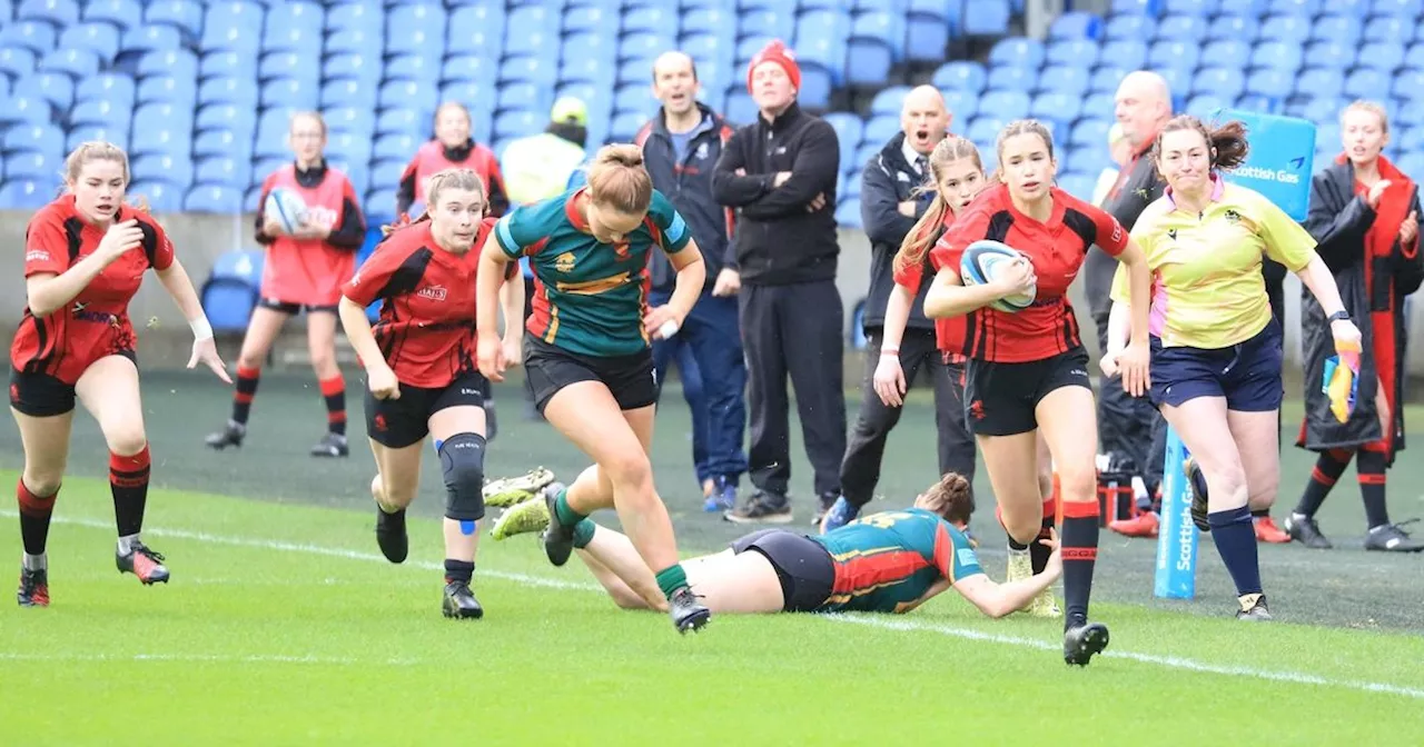 Biggar Rugby Club girls reach national cup finals but agonisingly lose out