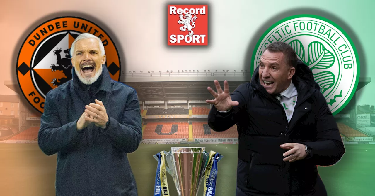 Dundee United 0 Celtic 0 LIVE score and goal updates from the Premiership clash at Tannadice