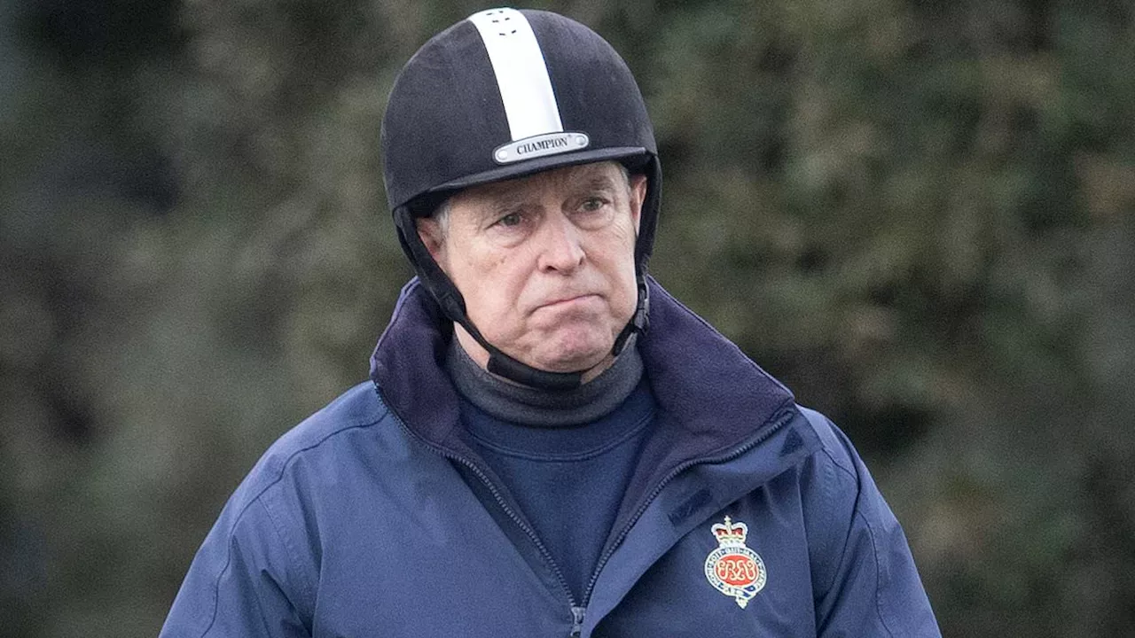 Sulking Prince Andrew is so fed up by his fall from grace that he is 'refusing to walk the late...