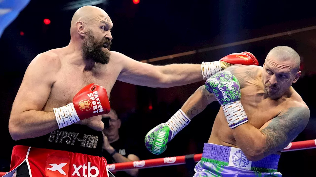 Tyson Fury breaks silence after storming out of the ring following Oleksandr Usyk rematch defeat to...