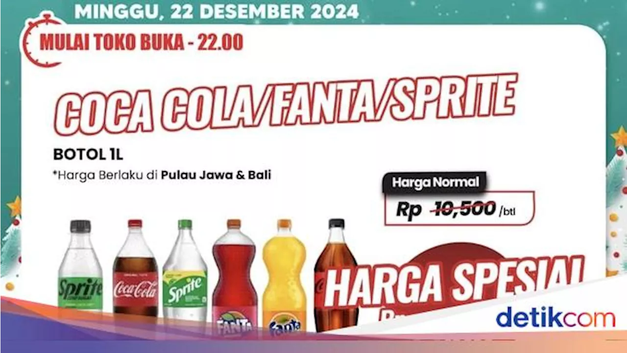 Buruan Belanja di Transmart Full Day Sale, Aneka Minuman Didiskon Gede-gedean