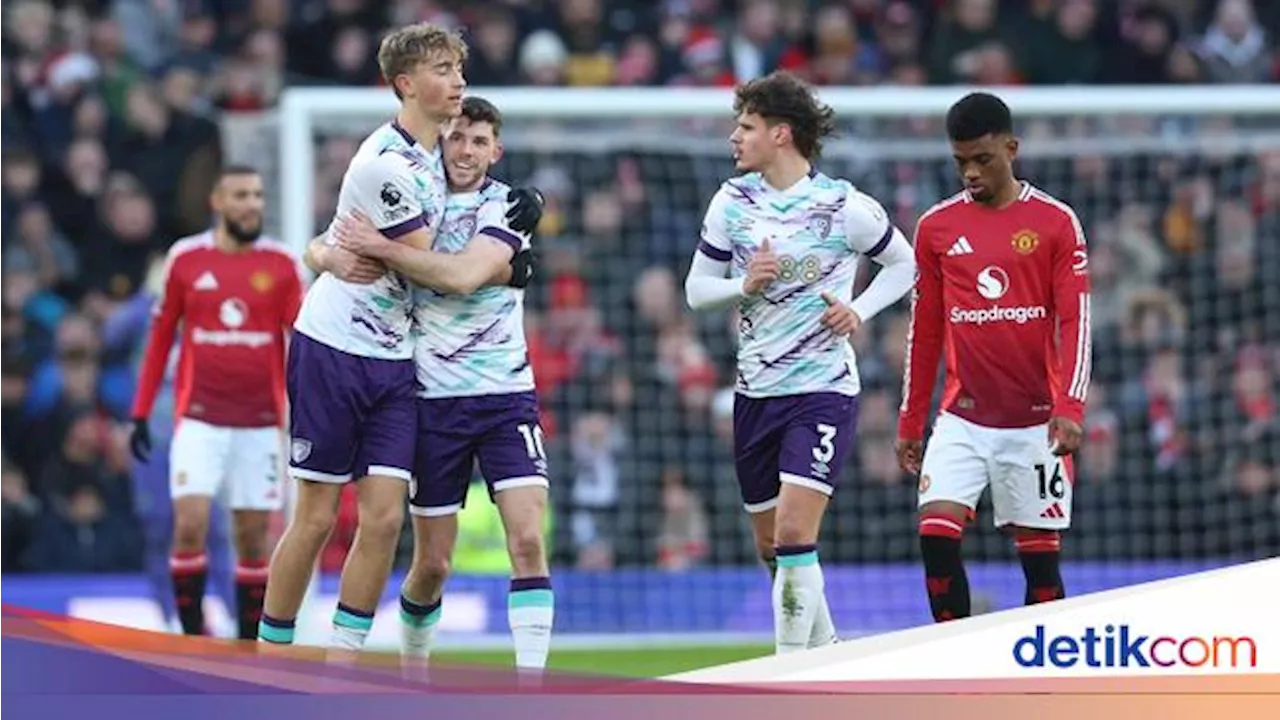 MU Tertinggal 0-1 dari Bournemouth di Babak Pertama