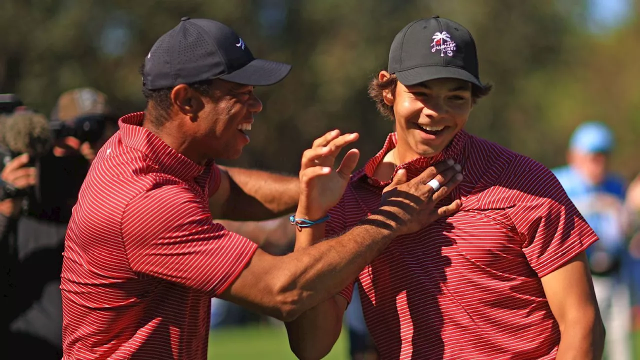 Charlie Woods, Tiger Woods' son, gets hole-in-one at PNC Championship