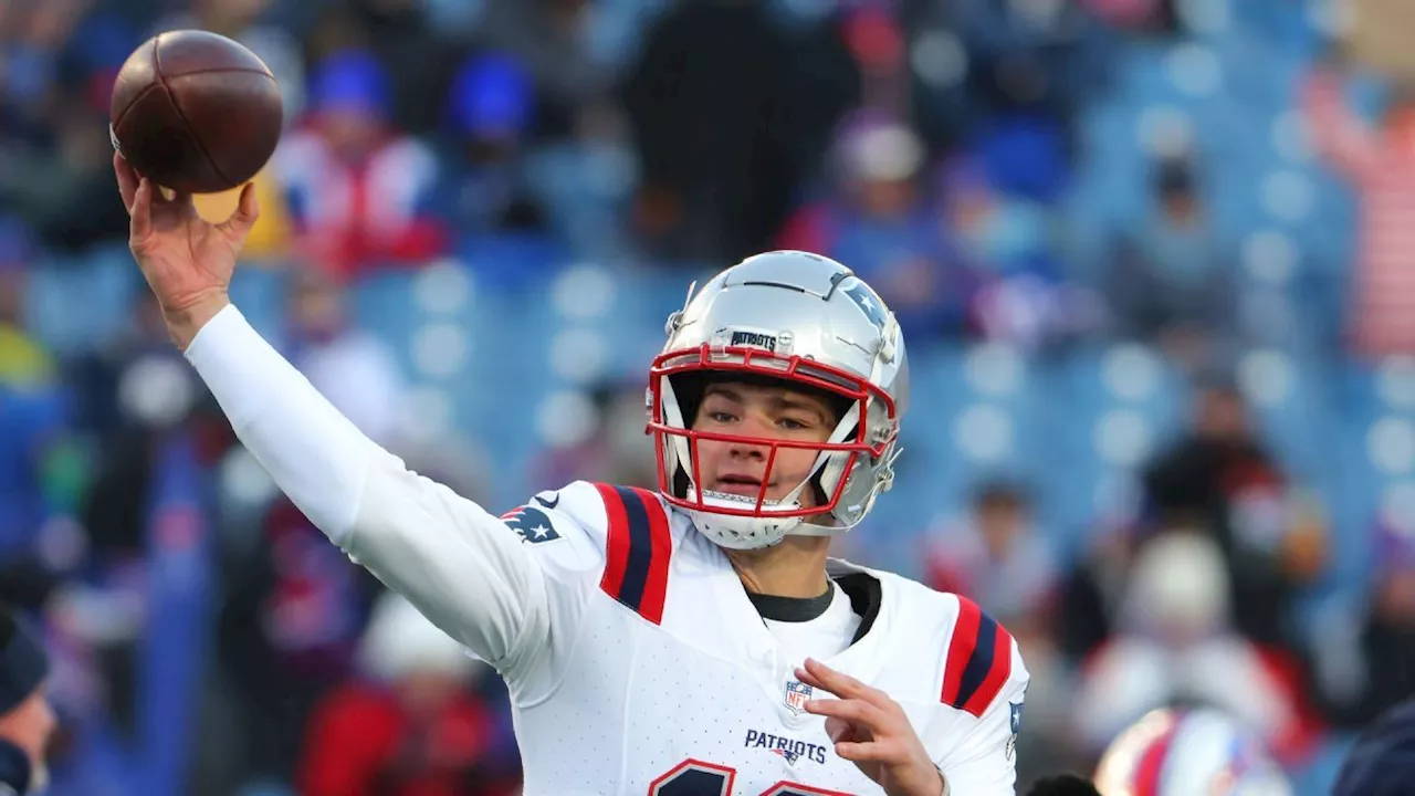 Patriots' Drake Maye launches TD pass to WR Kayshon Boutte