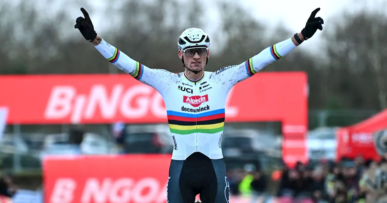 Weltcup in Zonhoven: Mathieu van der Poel dominiert die Konkurrenz bei Cyclocross-Saisondebüt beim Heimrennen