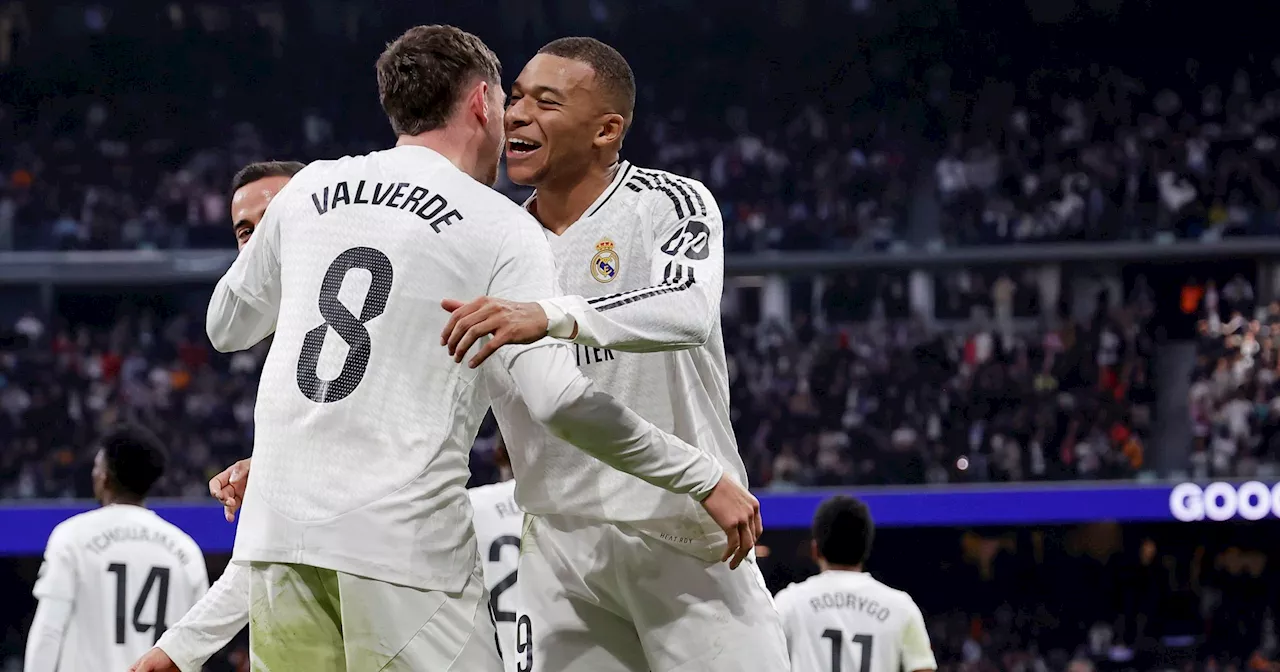  Le Real Madrid prend le dessus sur Séville (4-2), Mbappé buteur