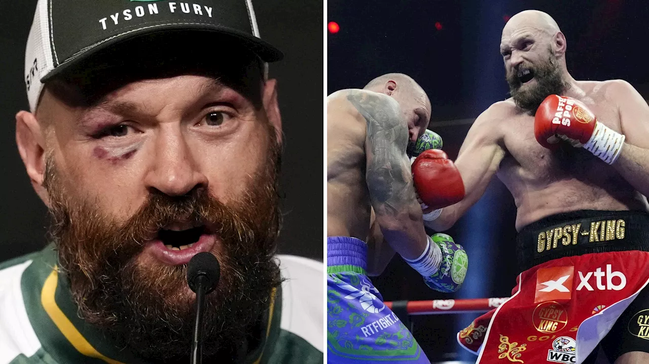 Tyson Fury fly förbannad – svär år AI-domaren