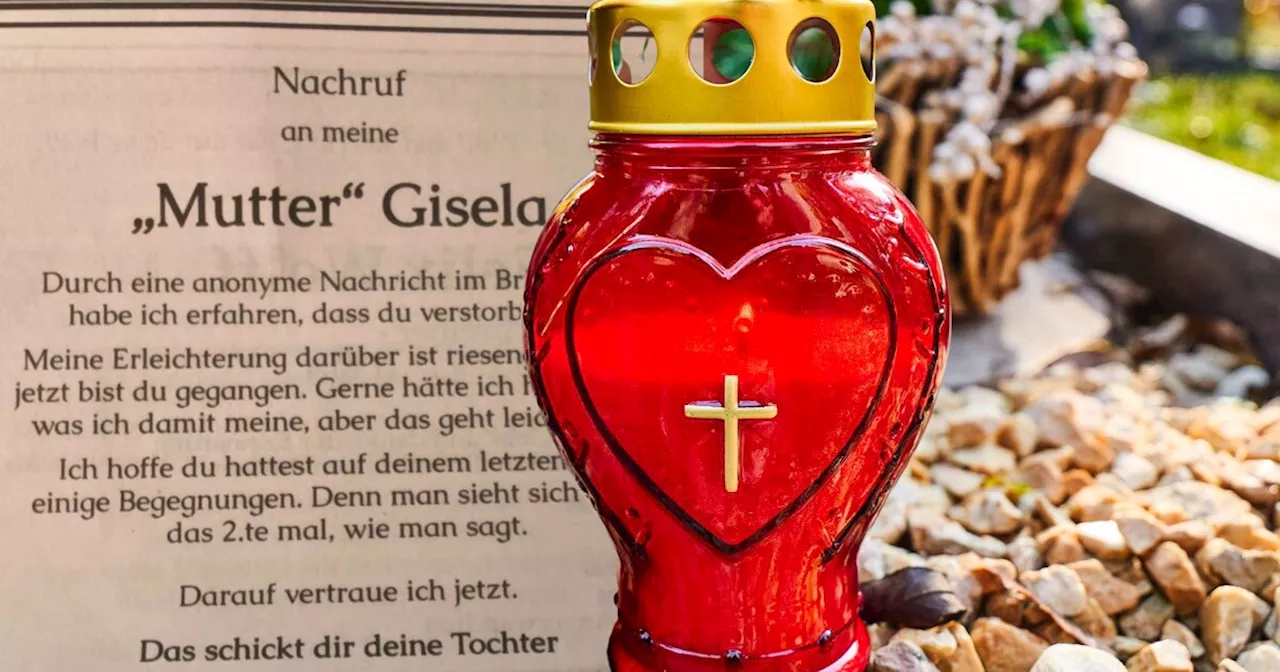 Schrecklichster Nachruf des Jahres: Tochter freut sich, dass Mutter tot ist