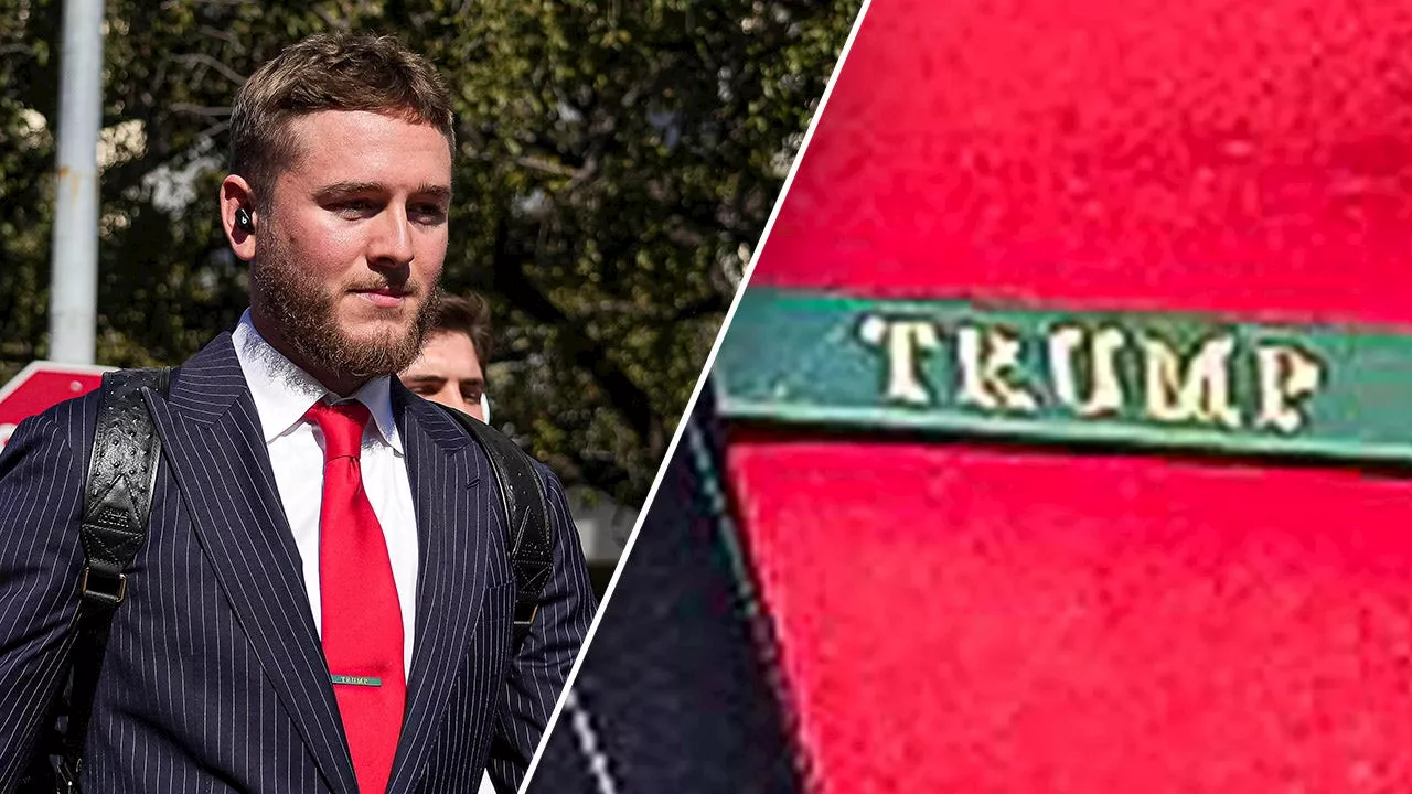 Texas' Quinn Ewers wears Trump tie clip ahead of College Football Playoff game