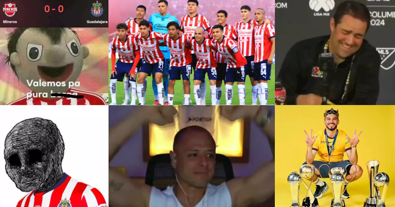 ¡Chivas DECEPCIONA contra Mineros y América presume sus SEIS TÍTULOS! Memes y burlas al Rebaño (FOTOS)