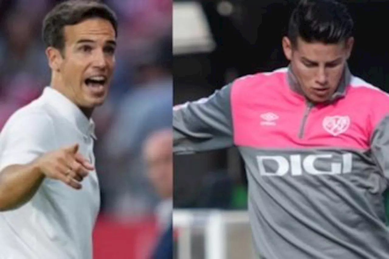 Rayo, sin James, sumó un empate: ¿Qué dijo el técnico Iñigo Pérez?