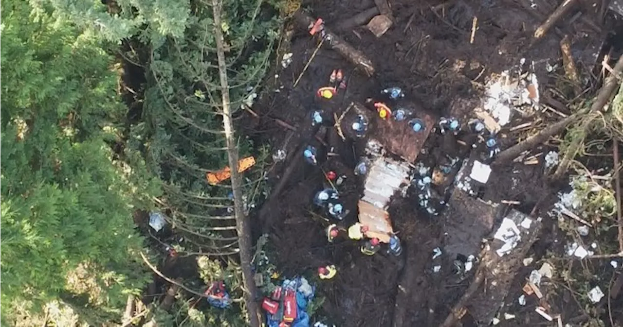 Search crews recover body of second missing person from Lions Bay landslide