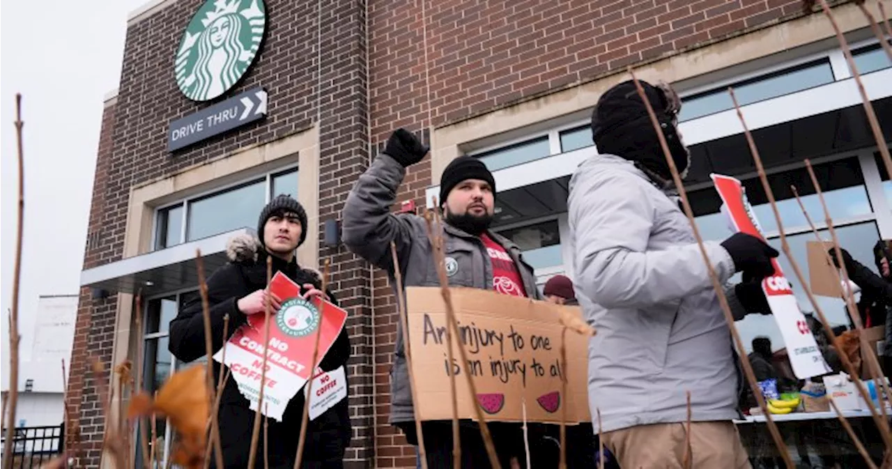 Starbucks workers on strike in the U.S. that could widen by Christmas Eve