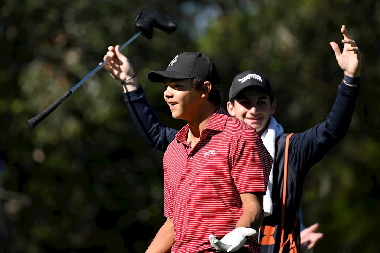 Tiger’s son Charlie Woods comes up aces in PNC Championship with a hole-in-one