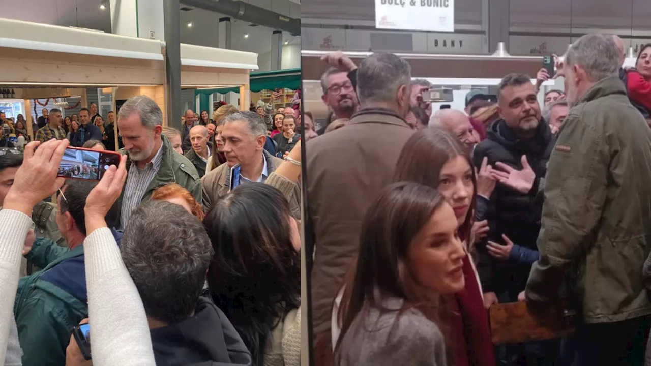 Los Reyes y sus hijas visitan por sorpresa Catarroja a las puertas de la Navidad