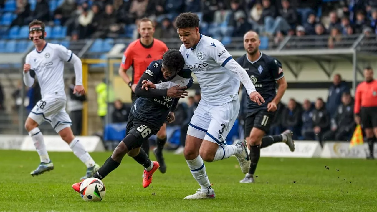 Arminia Bielefeld und Waldhof Mannheim trennen sich remis