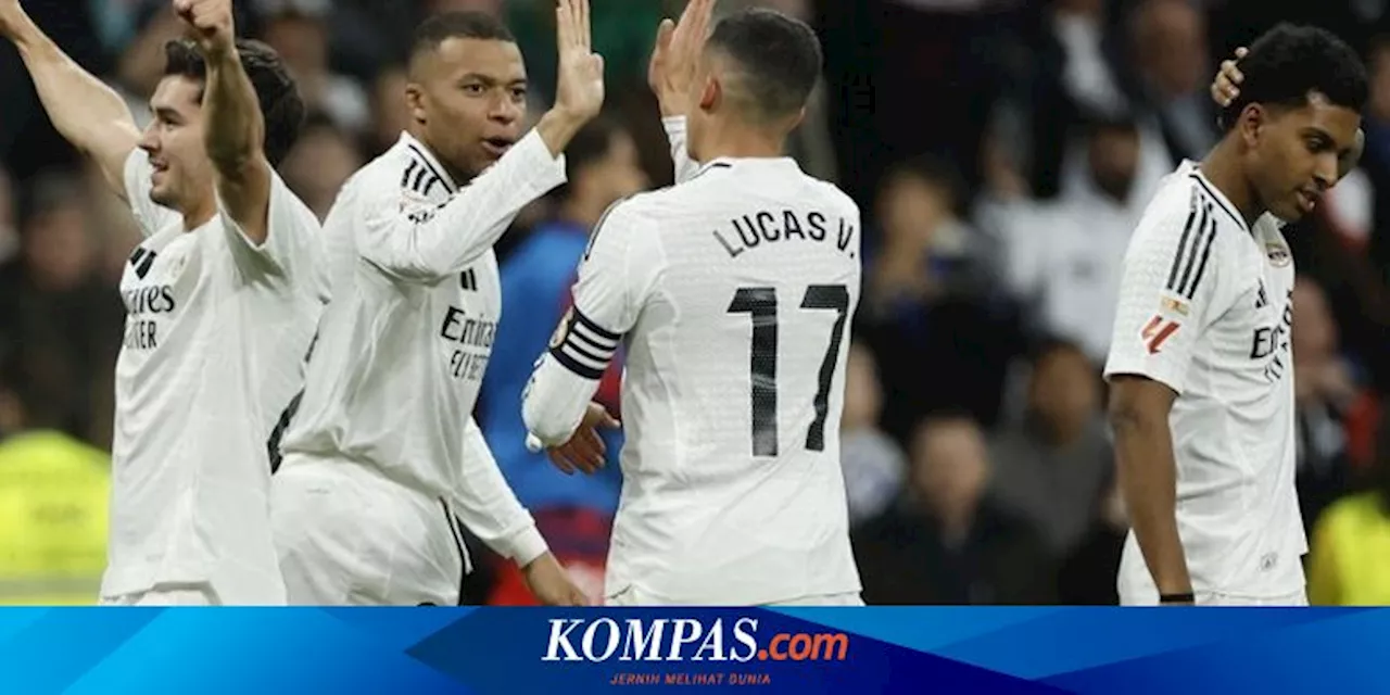 Hasil Real Madrid Vs Sevilla: Mbappe Cetak Gol, Los Blancos Salip Barcelona