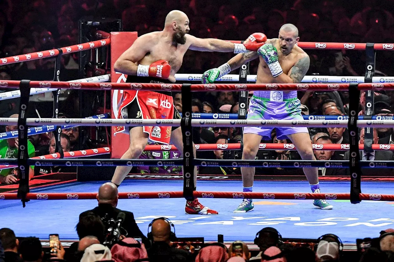 Boxe: encore vainqueur de Fury, Usyk reste le patron des lourds