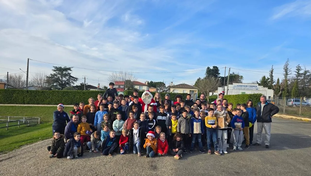 Beaumont-de-Lomagne. Le Père Noël en visite au Stade beaumontois