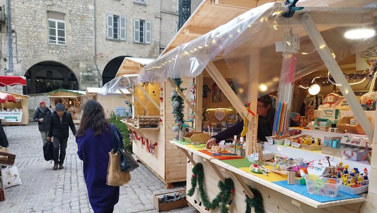 Des idées de cadeaux de dernière minute sur le marché de Noël de Villefranche-de-Rouergue