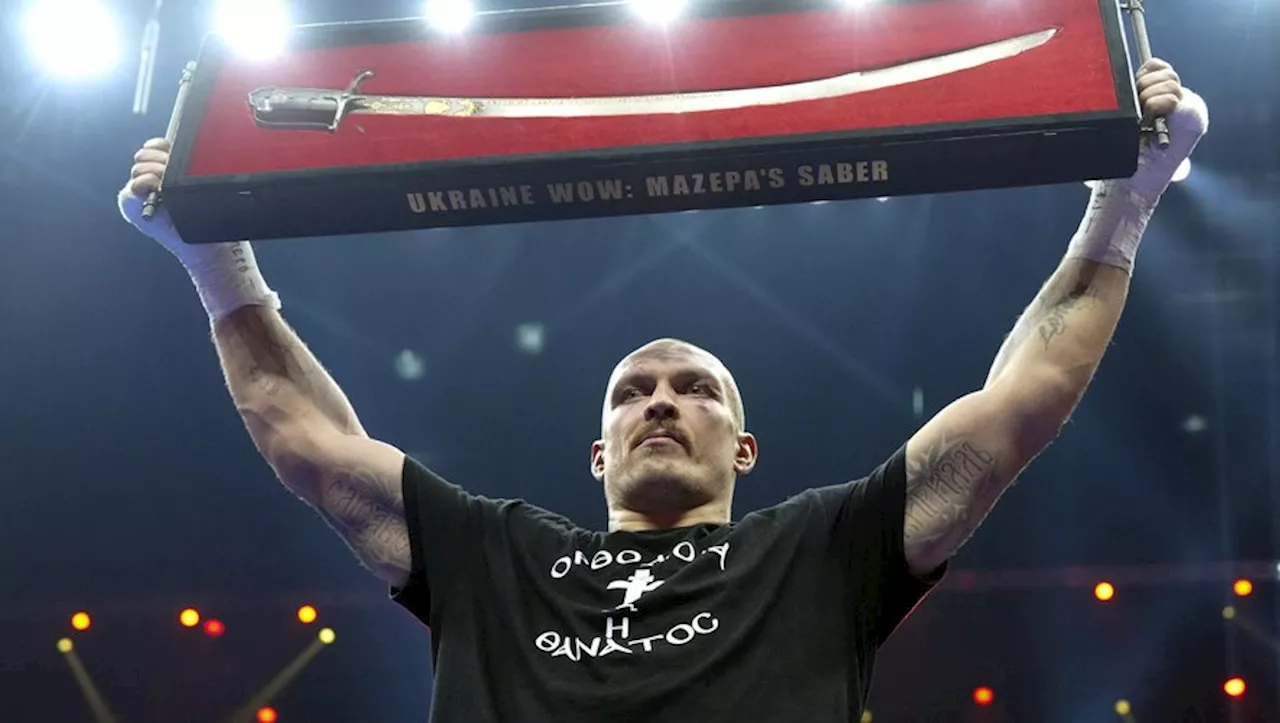 – Oleksandr Usyk : c’est quoi ce sabre brandi par l’Ukrainien, qui a conservé ses ceintures mondial