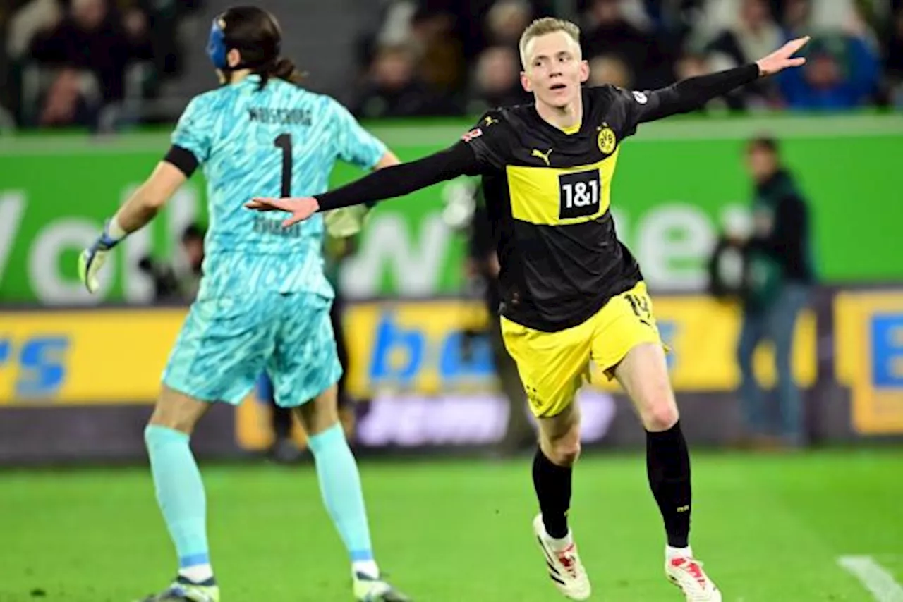 Le Borussia Dortmund domine Wolfsbourg en Bundesliga dans un match à deux visages