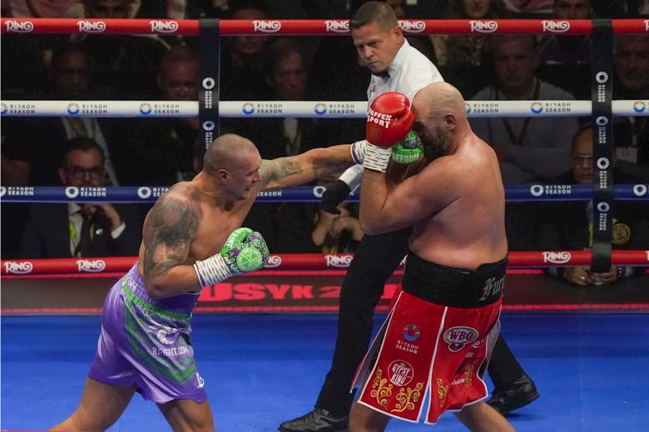 Usyk remains unbeaten, beats Fury in Saudi