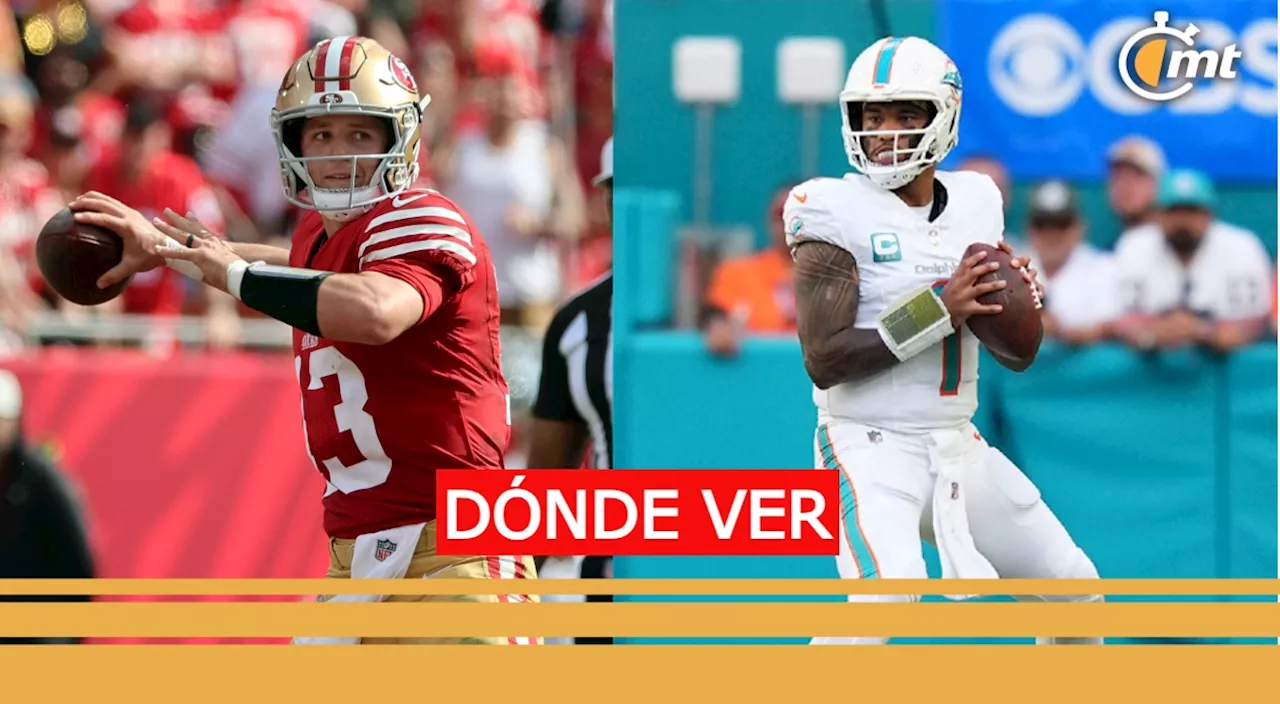 Dolphins vs 49ers EN VIVO: ¿A qué hora y dónde ver GRATIS partido Semana 16 de la NFL?