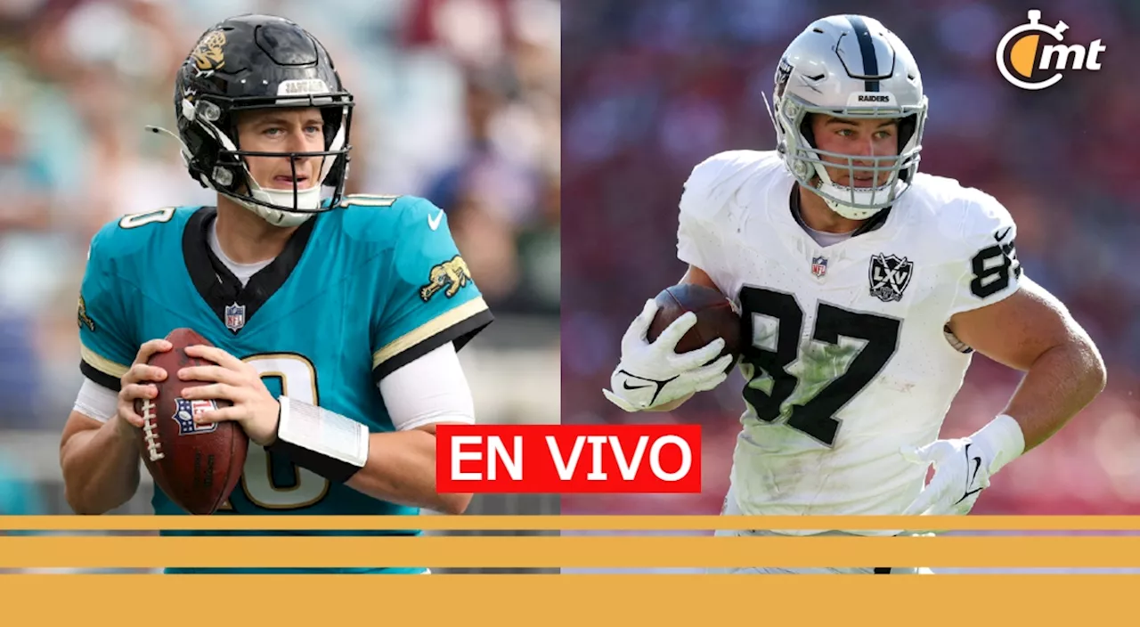 Raiders vs Jaguars EN VIVO: ¿A qué hora y dónde ver ONLINE partido de la Semana 16 de la NFL?