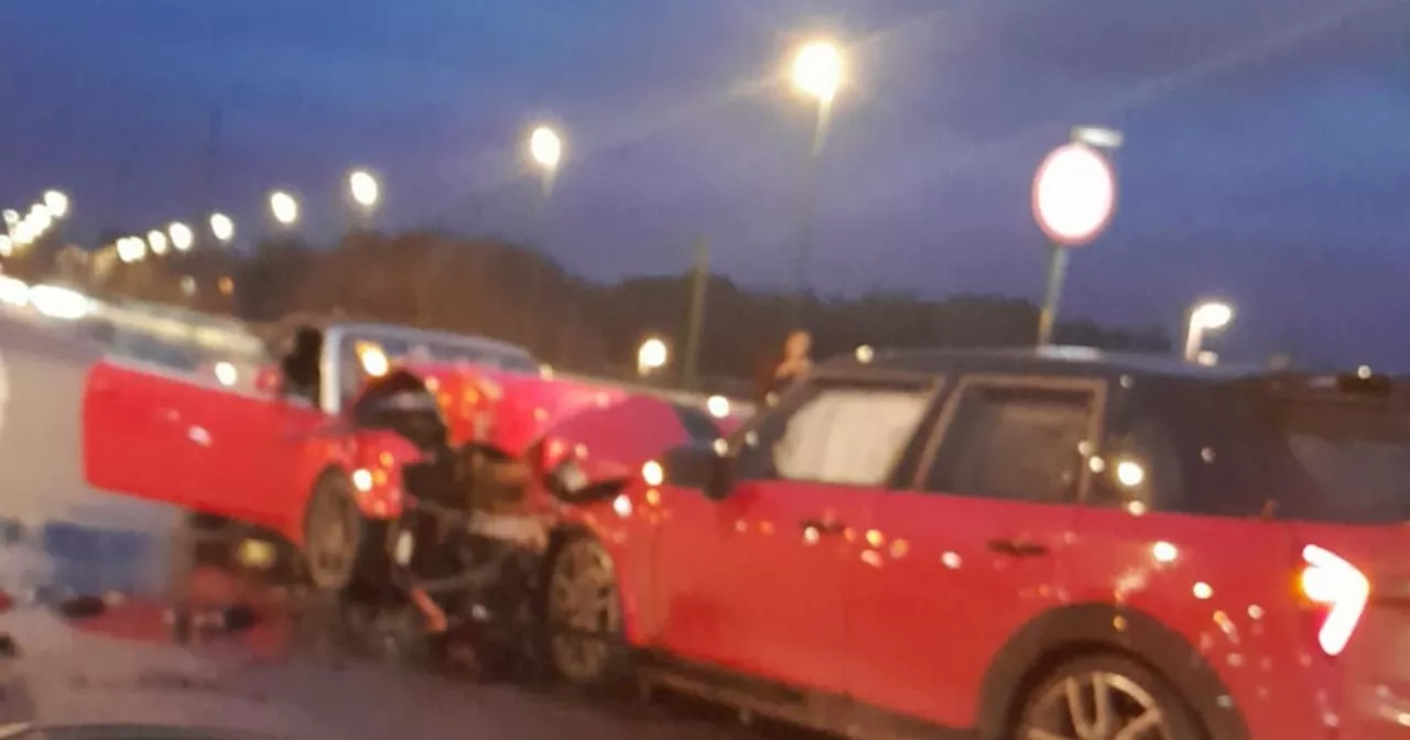 Child and two adults injured in major crash in Oldham