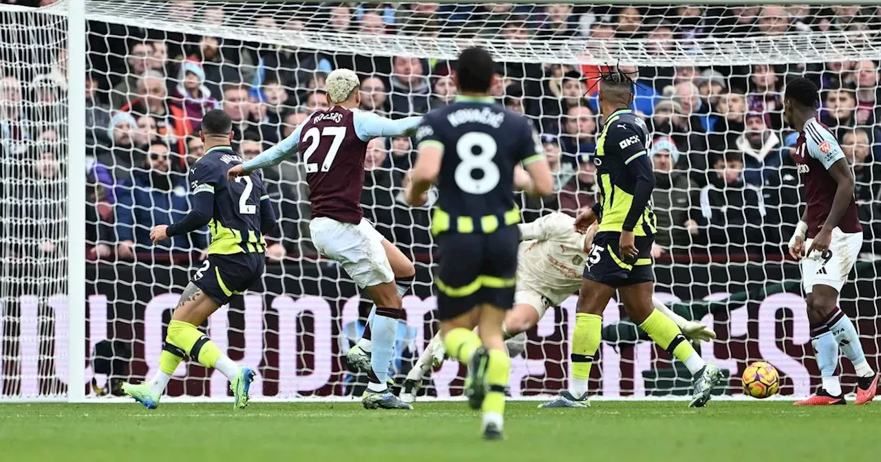 Man City player ratings vs Aston Villa with six 4/10s and one 7/10 in limp defeat