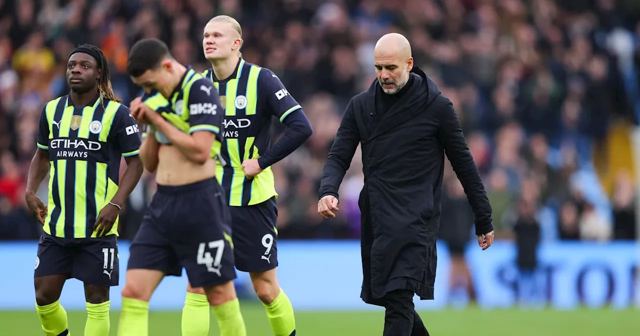 'Our form is a relegation form' - Man City verdict after Aston Villa defeat